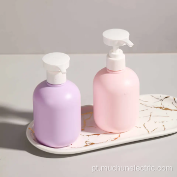 Pet Pet Plástico vazio Transparente Shampoo Garrants